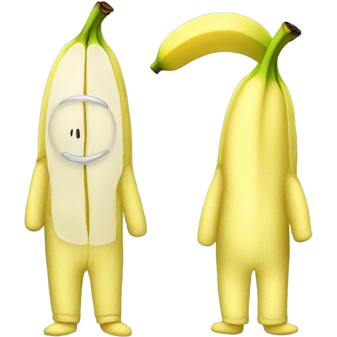 Banana in pajamas emoji