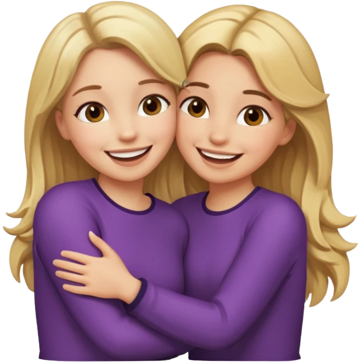 Two girls that are besties  emoji