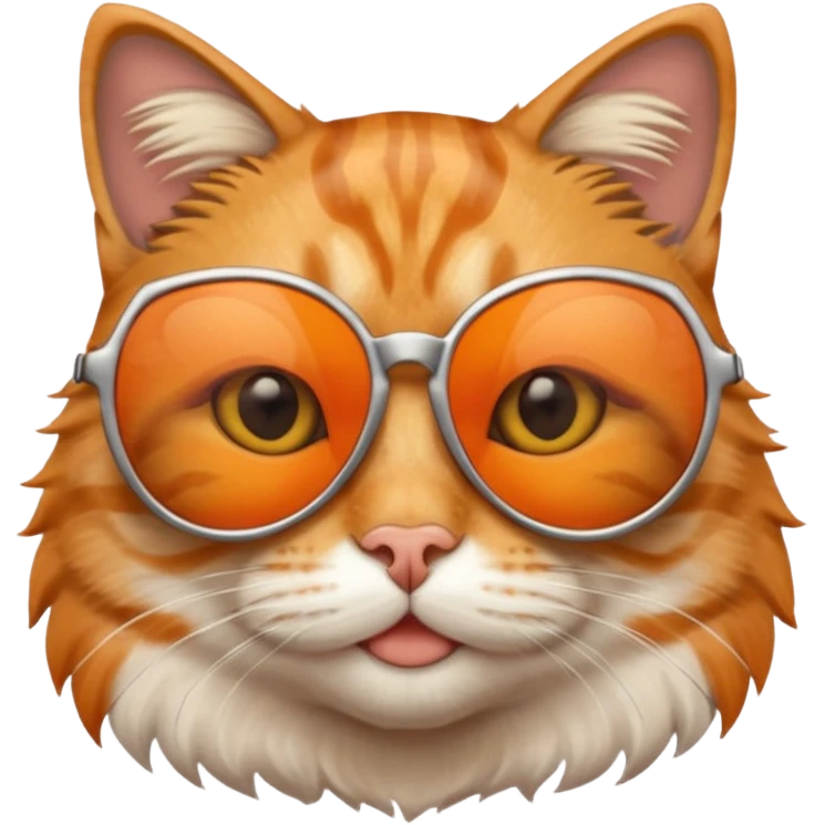 Cat wearing sunglasses emoji