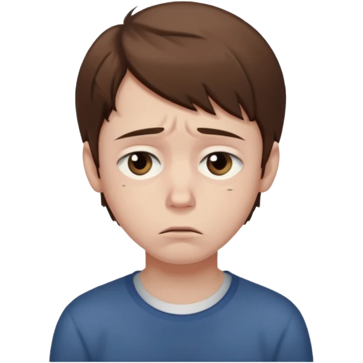sad boy emoji