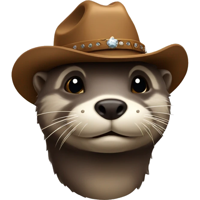 otter with cowboy hat emoji