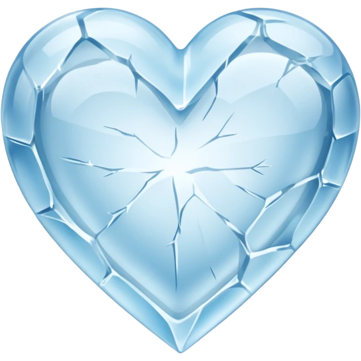 Corazón de hielo emoji