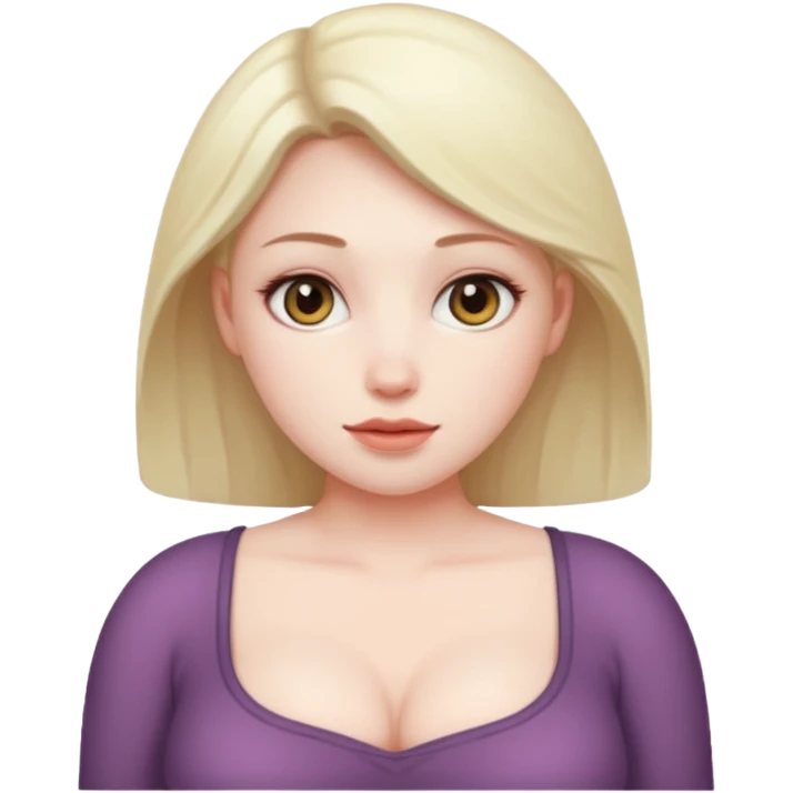 Naked large breasts emoji