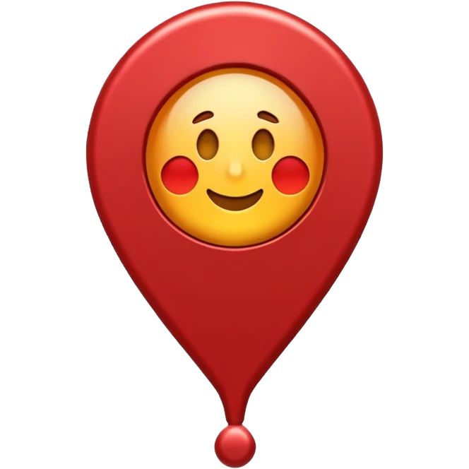 location marker simple emoji