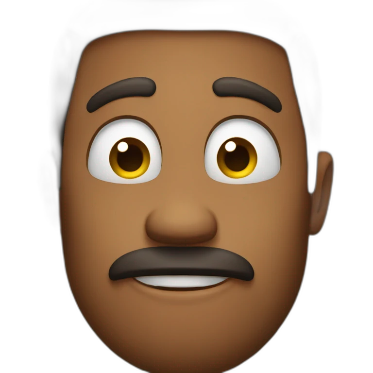 Sarcastic expression emoji