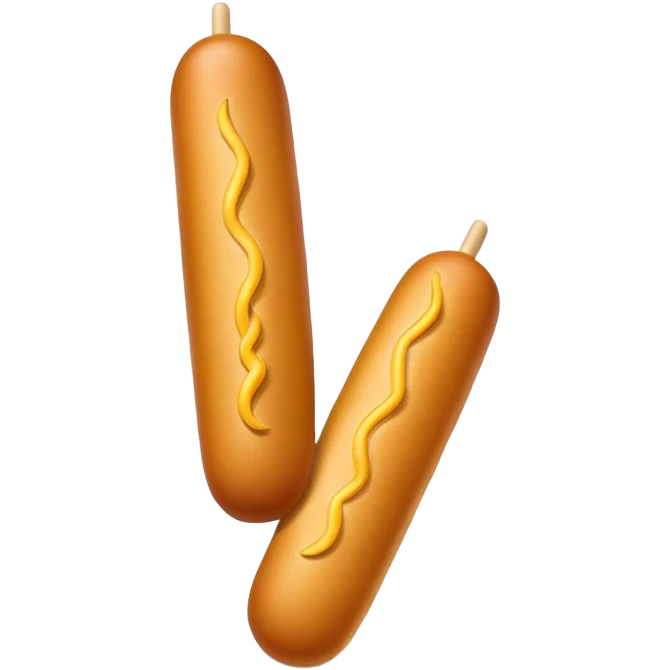 Corndog emoji