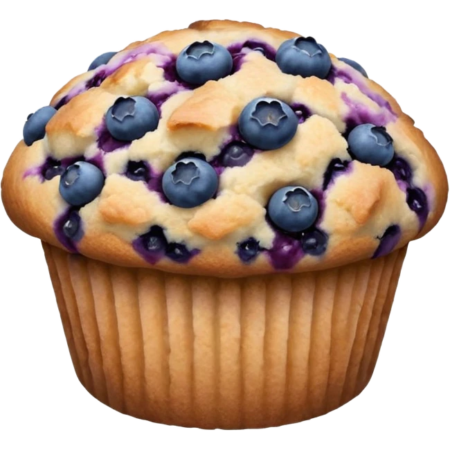 Blueberry muffin  emoji