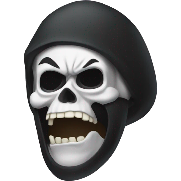 Caveira rindo emoji