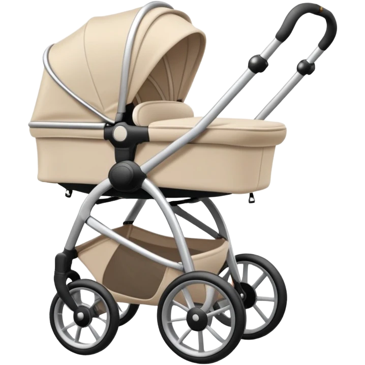 Pale beige stroller emoji