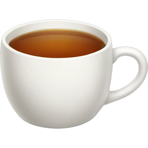 A cup a tea  emoji