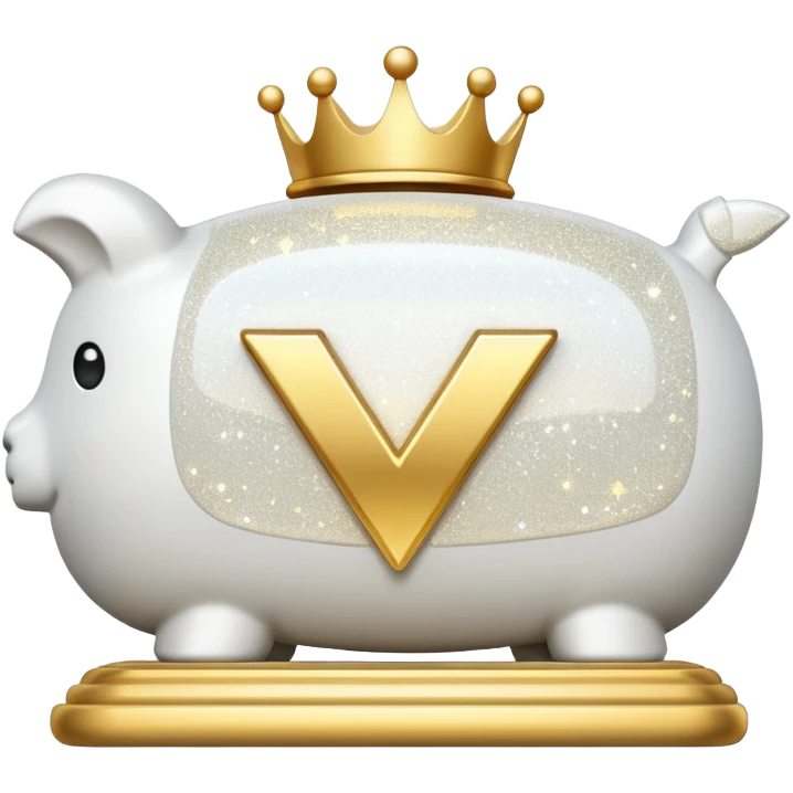 glitter white symbol bank emoji