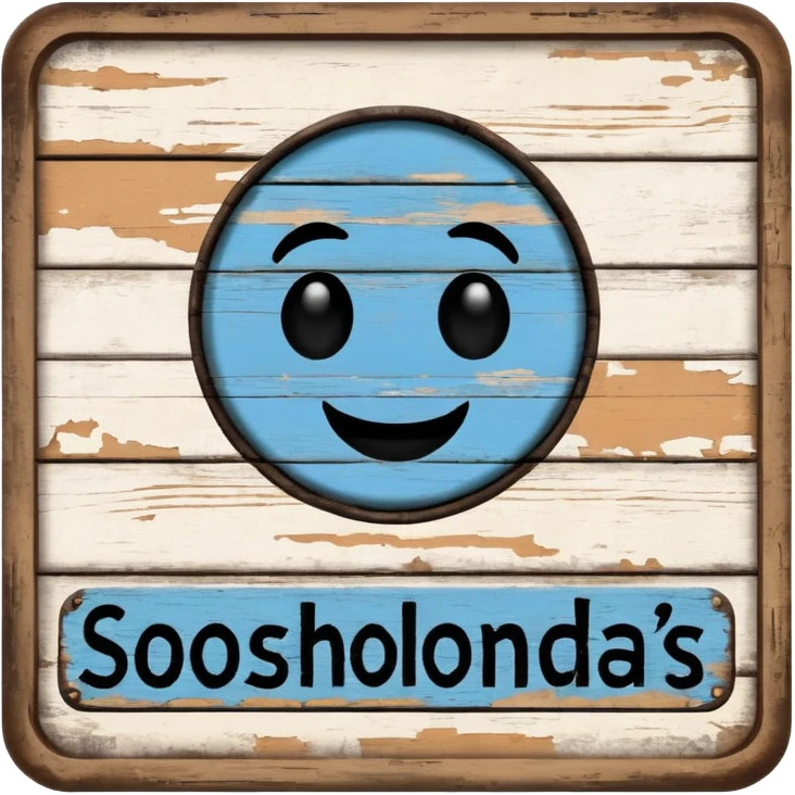 make a sign with "SOSHOLONDAS" emoji