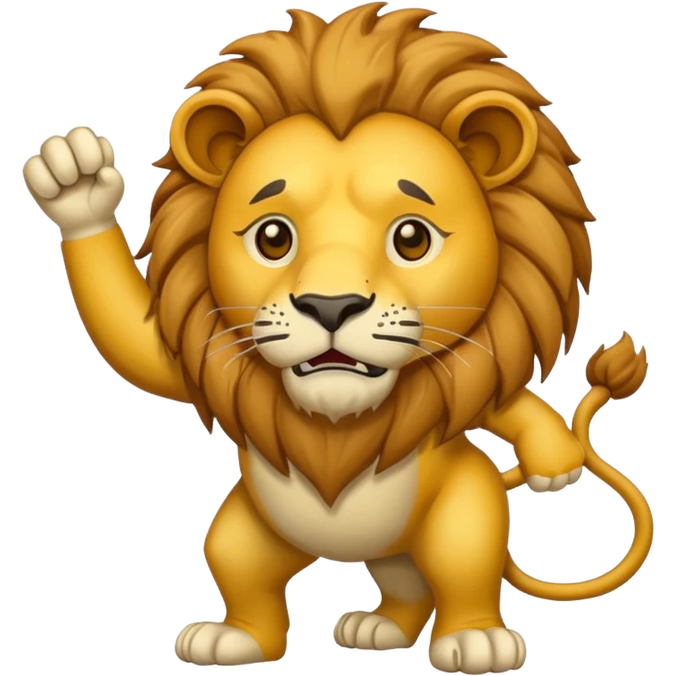 protestor lion emoji