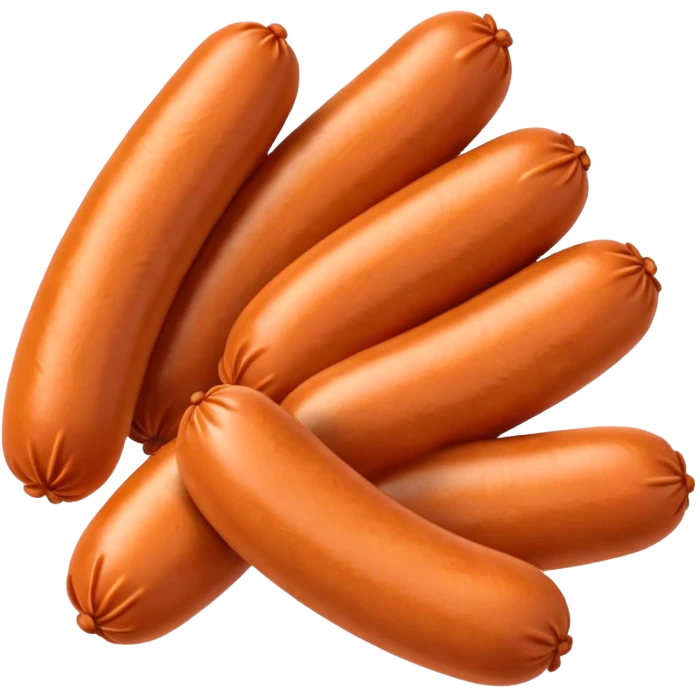 carrot orange vienna sausages emoji