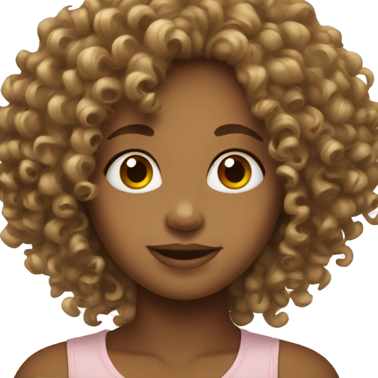 curly girl  emoji