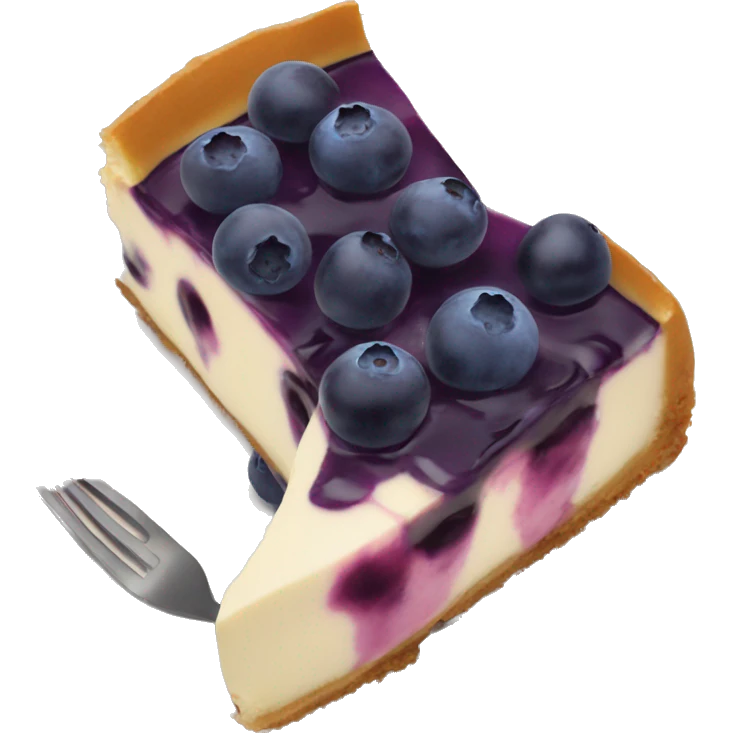 Blueberry Cheesecake  emoji