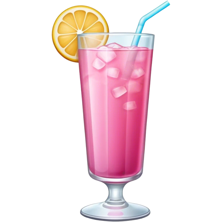 Pink drink emoji