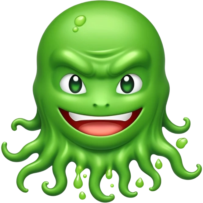 Green slime gang ninja  emoji