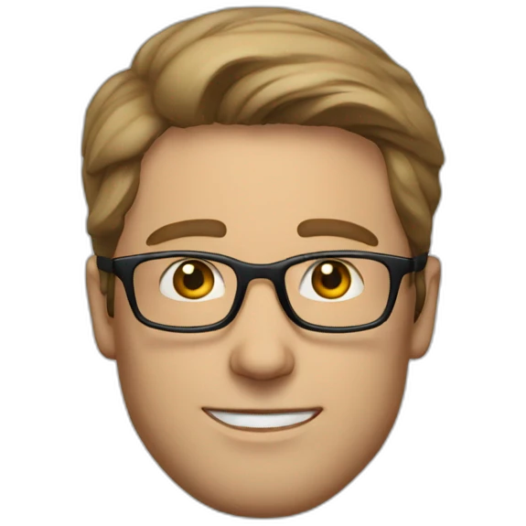 Michael Stehle with glasses emoji