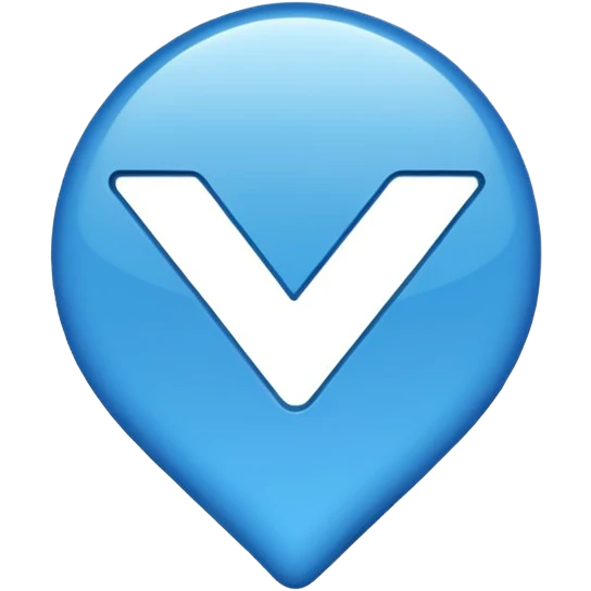 Checkmark blue emoji