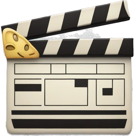 black cinema clap emoji
