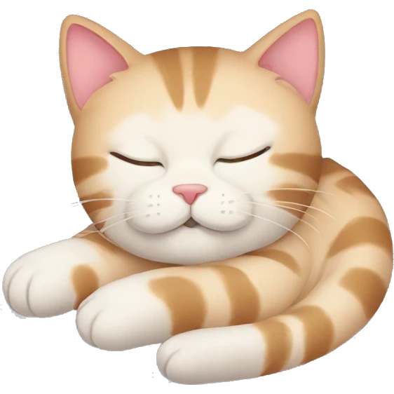 cat sleep emoji