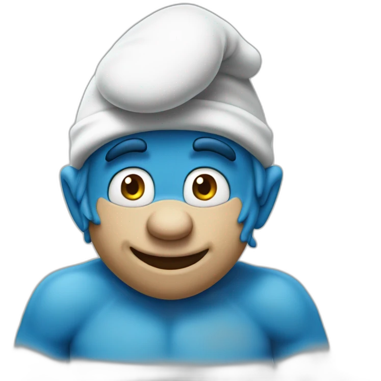 Smurf emoji