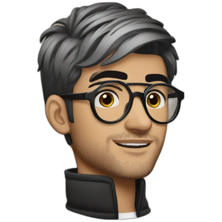 zayn malik sporting a pair of spectacles emoji