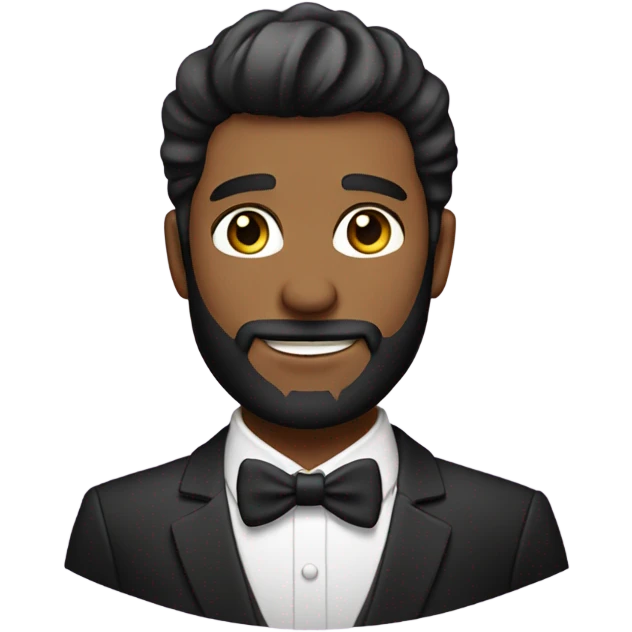 Groom with beard emoji