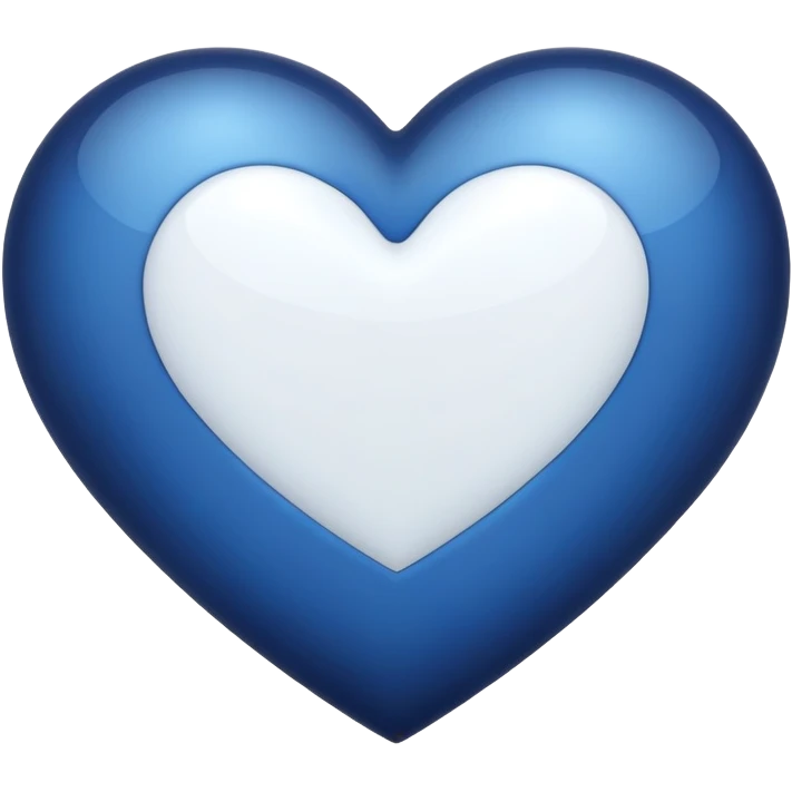 navy blue heart emoji
