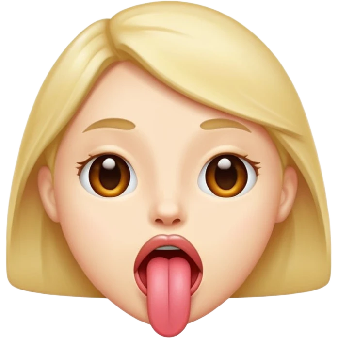 Face with tongue out emoji