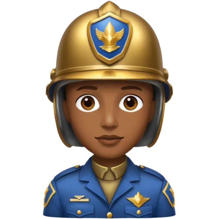 Casco con grado de sargento emoji