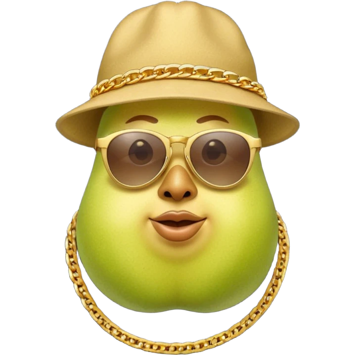birnen gangster amy rapper als birne emoji