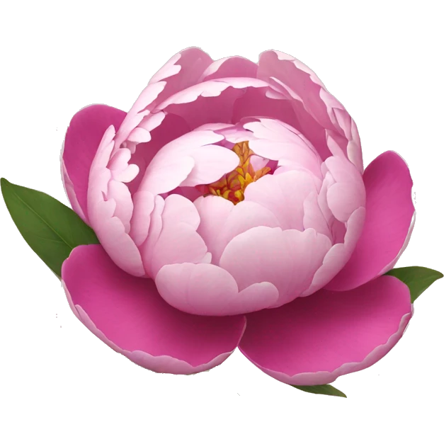 Peony flower emoji