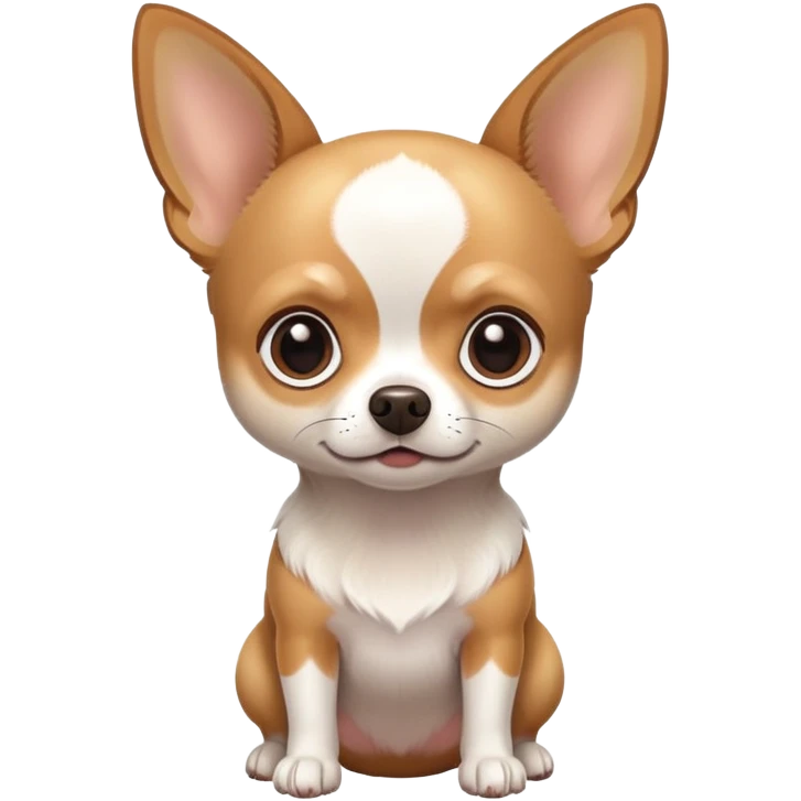 chihuahua white and brown emoji