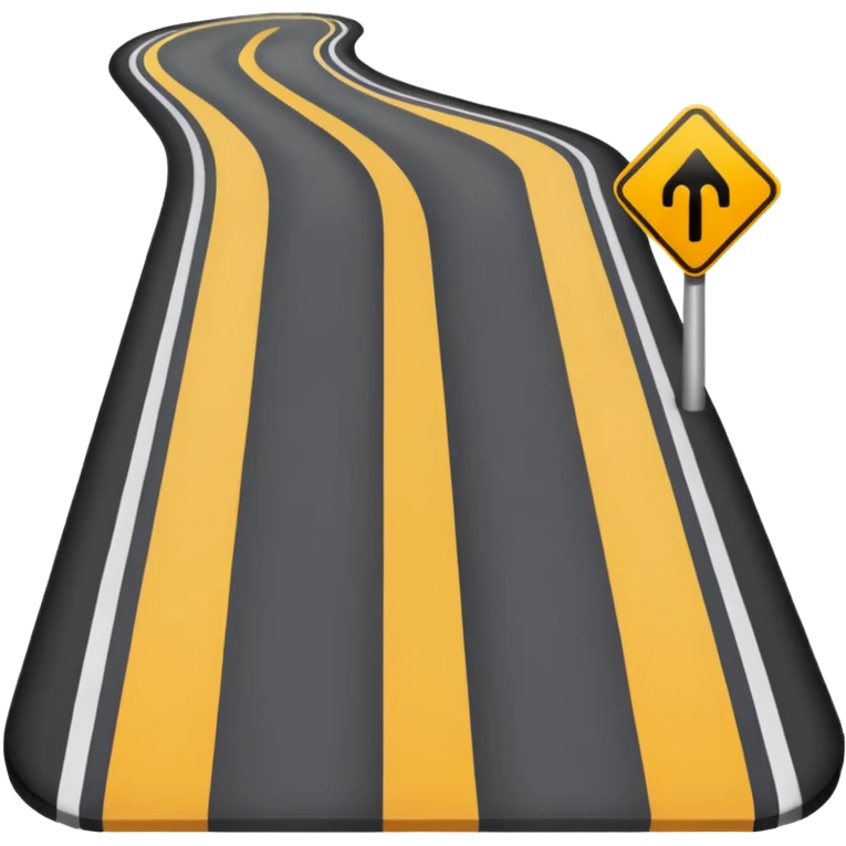 CARRETERA sin cuadro con vista de lado izquierdo  emoji