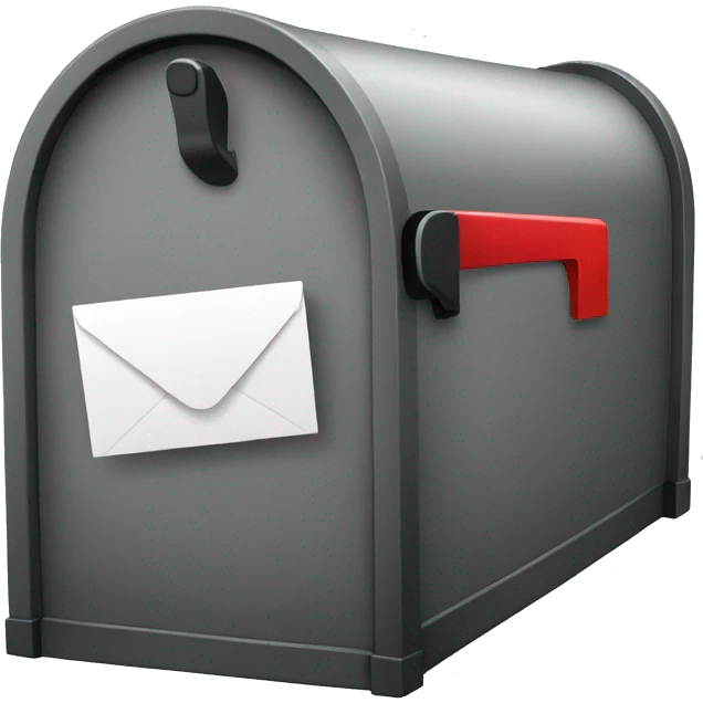 mailbox with envelopes emoji