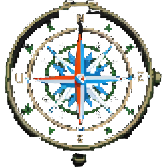 army navigation compass emoji