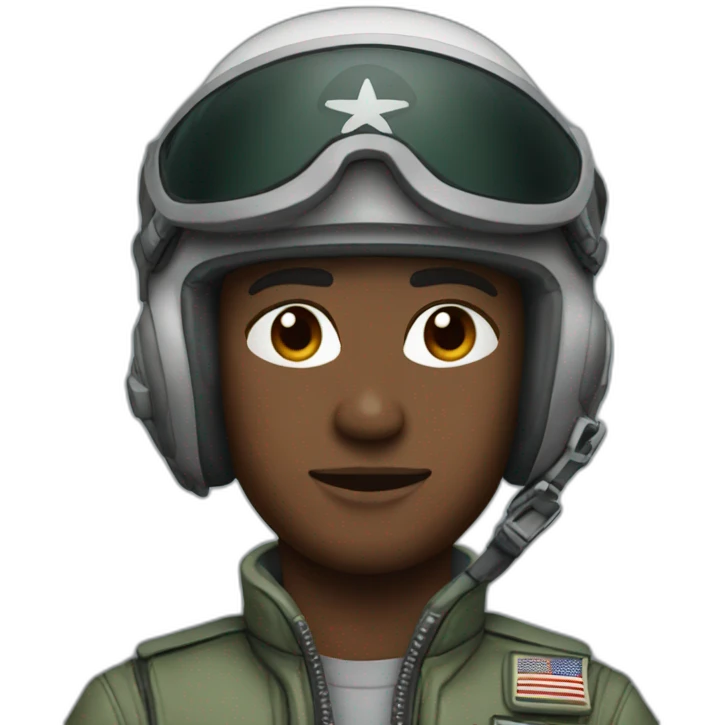 fighter jet pilot emoji