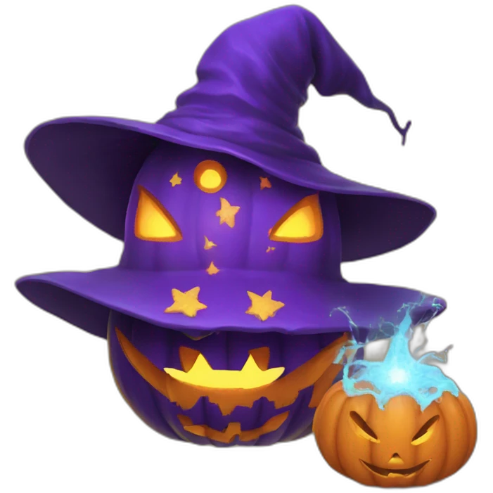 pumkin wizard emoji
