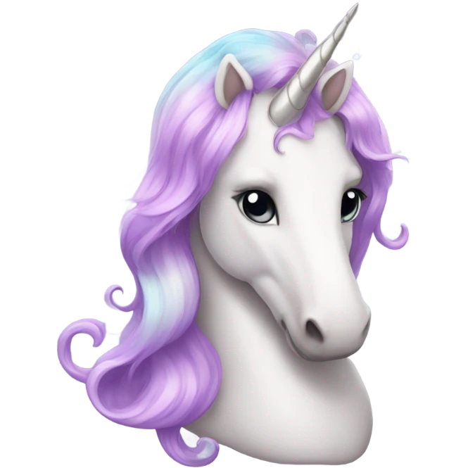 pale mermaid unicorn emoji