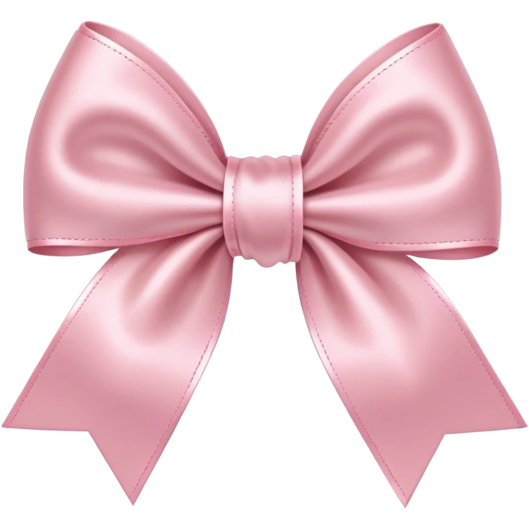 Light pink bow emoji