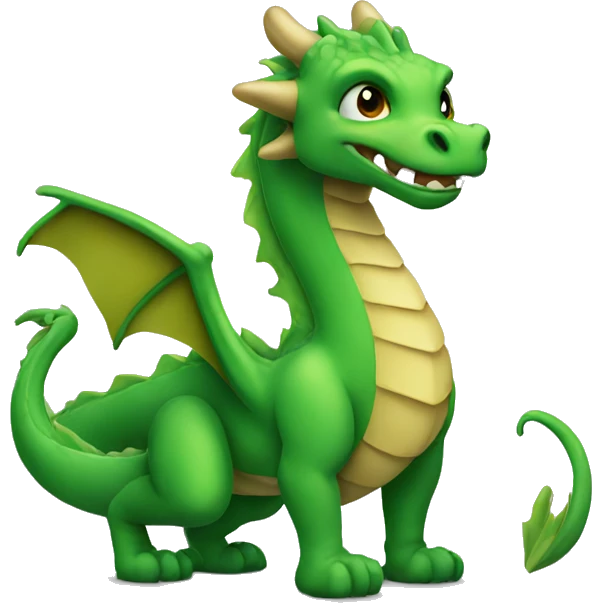 Dragon green emoji