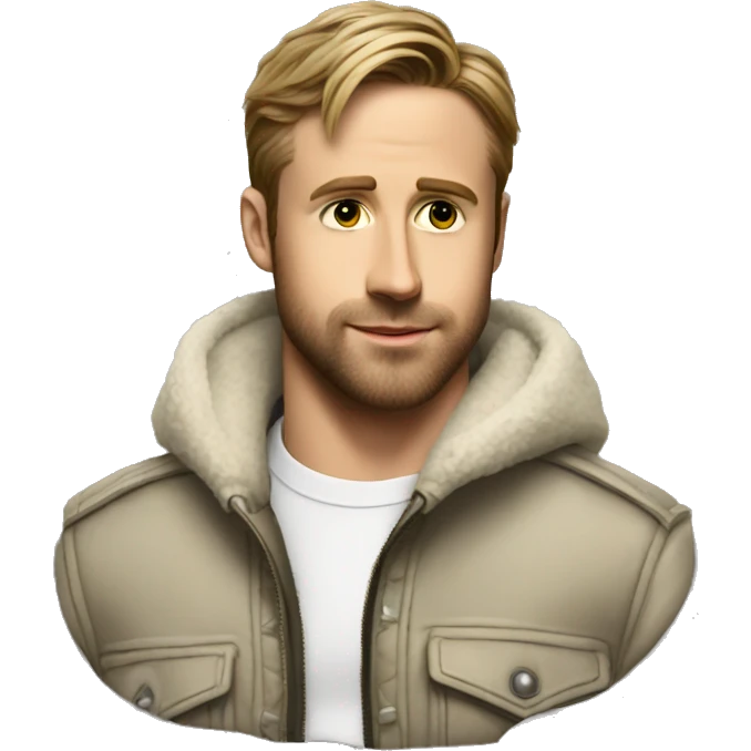 ryan gosling from the movie drive with his famous jacket  emoji