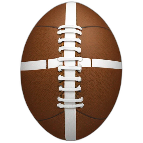 Rugby ballon emoji