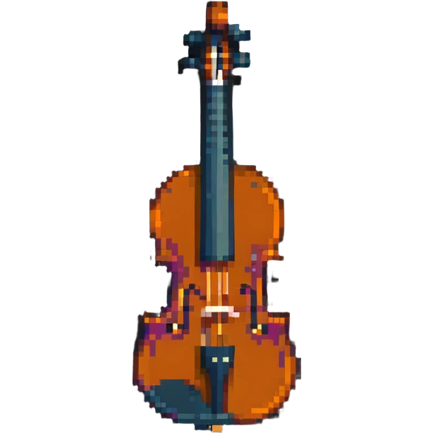 A violin emoji