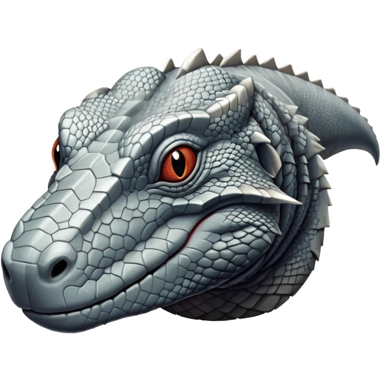 komodo dragon grey emoji