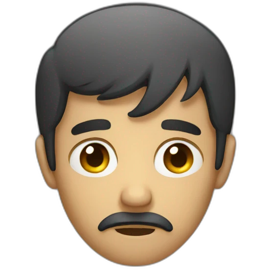 sad man emoji