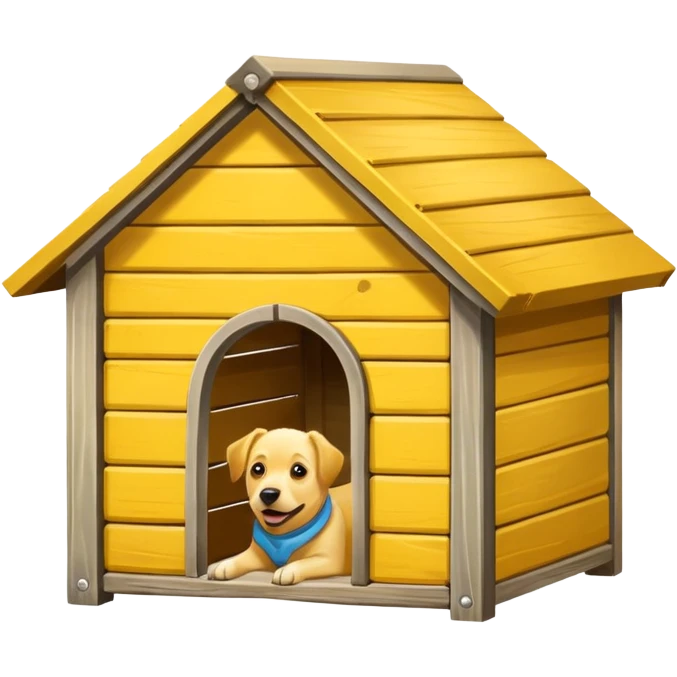 yellow dog kennels emoji