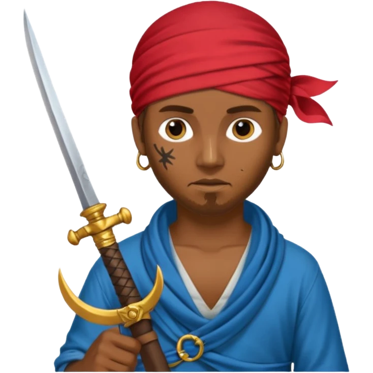 Somolian pirtate emoji